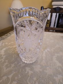 Ornate Crystal Vase