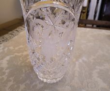 Ornate Crystal Vase