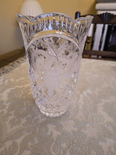 Ornate Crystal Vase