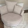EZ Living Interior L shaped Sofa and Swivel Chair Image 2