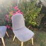 Round table and four chairs Image 4