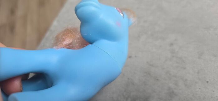 Squeezer Happy Tails Ponies Puppies MLP G1 My Little Pony