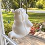 Jolly Ghost Through the Window - 3D - Halloween Decor - 3 Sizes Image 2