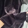 RIVER ISLAND Black Velvet and Sheer Playsuit Sz 14 Image 6