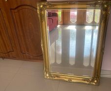 Vintage Gilt Framed Bevelled Mirror