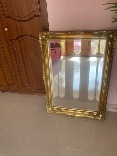Vintage Gilt Framed Bevelled Mirror