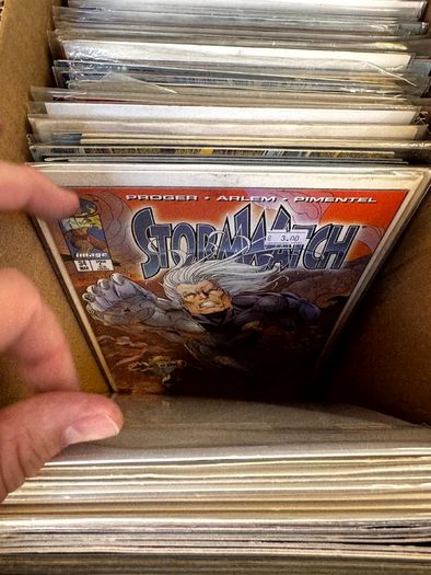 Image & Top Cow Long Comic Box w 320 comics for Sale