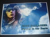 Rory Gallagher poster print Forever In Our Hearts A3 Size