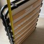 Foldable single bed with mattress Image 2