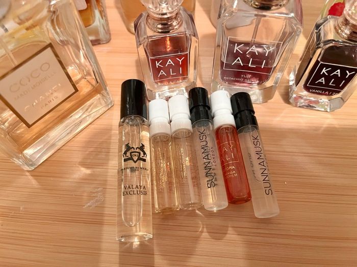 Designer & Niche Perfume Bundle Lot Chanel, Kayali, Parfums de Marly, Elizabeth Arden & Samples