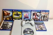 PS4 Glacier White 500gb with 8 Games