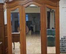 French Oak Armoire / Wardrobe