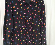 Black Polka Dot Shirt