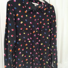 Black Polka Dot Shirt