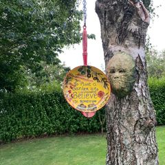 repurposed cast iron frying pan