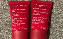Clarins super restorative day and night cream