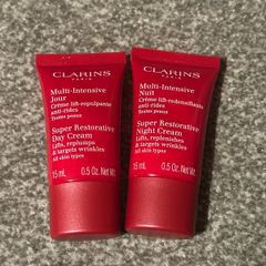 Clarins super restorative day and night cream