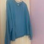 Fab River Island Teal Boxy Sweatshirt  Size Large UK 14 Image 2