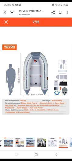 Inflatable Dinghy Boat
