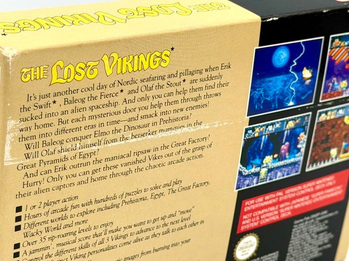 The Lost Vikings for Super Nintendo SNES