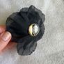 Black rose brooch- clothes/ bag decoration Image 2
