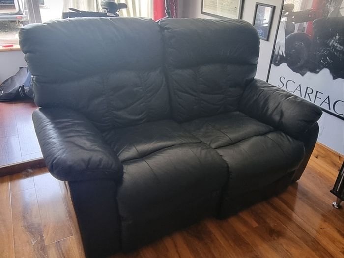 Leather 2 Seater Recliner