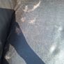 2 Seater Black leather sofa Image 2