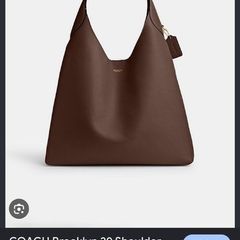 Brown Leather Coach Bag