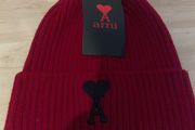 Fake red ami beanie. Brand new
