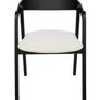 Noir and Marco Modern Dining Set with Extendable Table and Upholstered Chairs Image 7