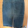 Denim skirt with diamonds Image 4