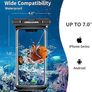FREE EXPRESS SHIPPING Waterproof Phone Case, 2-Pack IPX8 Universal Waterproof Phone Pouch Dry Bag for iPhone 15 14 13 12 11 Pro Max XR X XS SE 2022 8 Plus Samsung S23 S22 Ultra S21Huawei Image 2