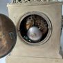 Ornate Antique Mantel Clock Solid Brass circa 1900s Working Beautiful solid Image 2