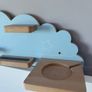 Blue Cloud Wooden Shelf for Toniebox and Tonies Image 3