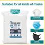 Face masks with respirator washable reusable antivirus Covid PM2.5 activated carbon medical surgical disposable blue masks washable black masks with respirator Image 2