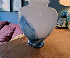 Beautiful large glass vase