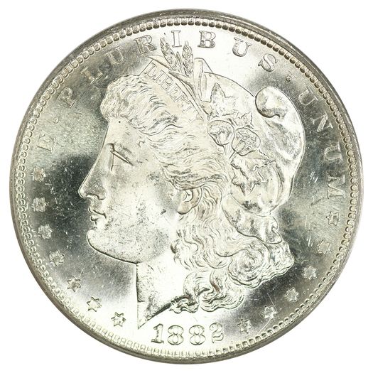 USA 1882-S Morgan 1 Dollar Coin PCGS MS-65