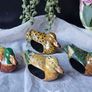Vintage Wooden Mallard Duck Set Of 4 Napkin Rings Cottage Decor Hand Painted Image 2