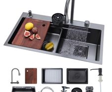 85cm Kitchen Top Mount Single Bowl Sinks