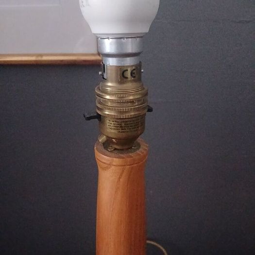 Wooden Lamp Hand Turned in West Cork