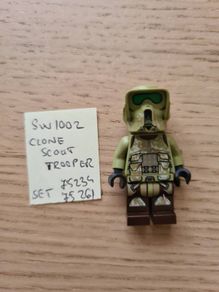 lego sw1002 clone scout trooper, set 75234, 75261