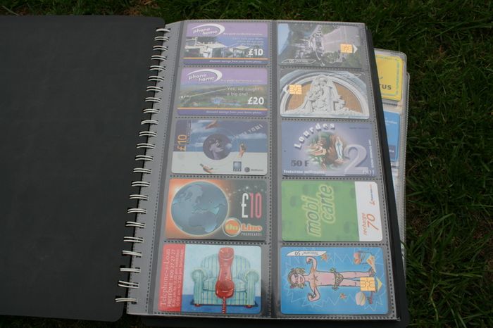 Vintage Call Cards collection of  over 300  international calling cards