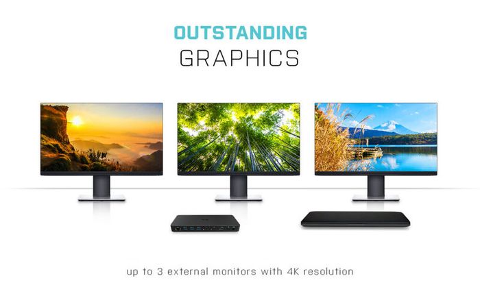 i-tec USB-C/Thunderbolt Triple Display Docking Station + Power Delivery 100W