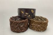 A set of 19th Century Japanese Napkin Rings