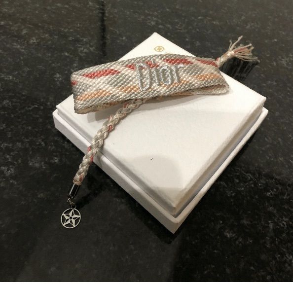 DIOR cloth bracelet