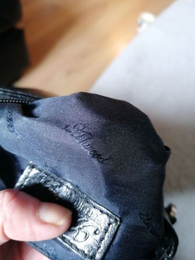 beautiful designer ashwood genuine leather black bag