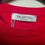 mens VALENTINO jumper sweater top red VLTN logo size Large Image 6