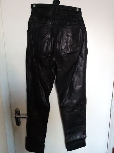 Vintage Real leather womens pants and waistcoat