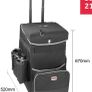 Jantex mobile housekeeping cart - Large - Black - Slightly Used Image 2