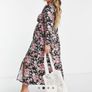 Misguided NEW maternity dress floral UK10 Image 2
